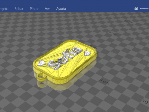 keychain with name sofia 3D प्रिंट मॉडल
