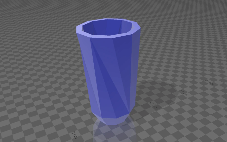 twist model pencil holder 3D Print Model .c4d .max .obj .3ds .fbx .stl .blend 