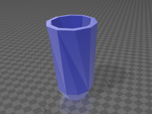 twist model pencil holder 3D Print Model