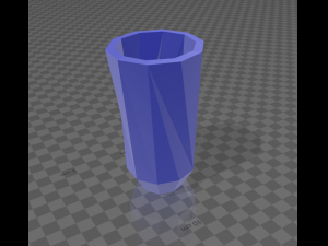 twist model pencil holder Model Cetak 3D