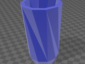 twist model pencil holder Model Cetak 3D