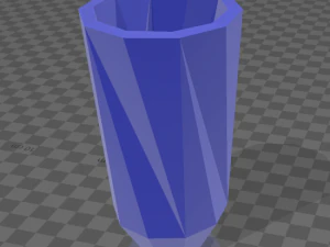 twist model pencil holder 3D Print Model