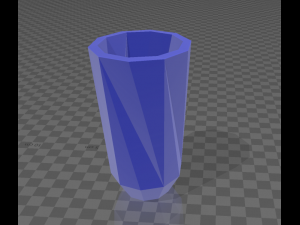 twist model pencil holder Model Cetak 3D