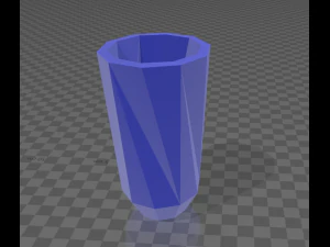 twist model pencil holder 3D Print Model