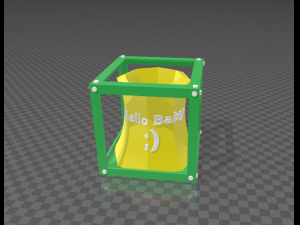 vase cubix 3D 프린트 모델