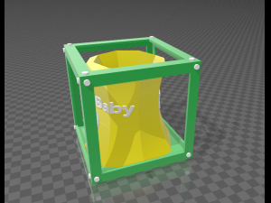 vase cubix 3D 打印模型