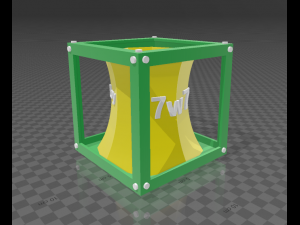 vase cubix 3D 打印模型