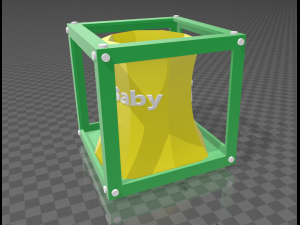 vase cubix 3D 打印模型