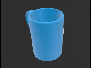 vase cup i love baby 3D Print Model