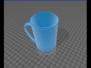 vase mug with text i love linux 3D Print Model