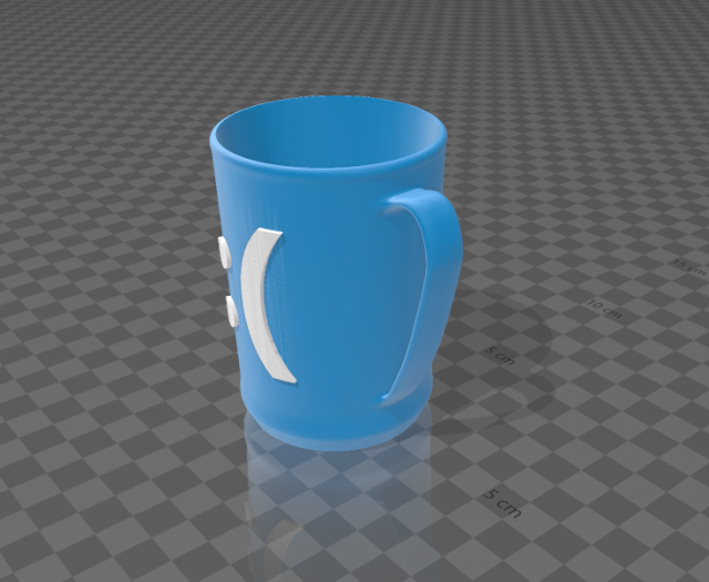 vase double face 3D Print Model .c4d .max .obj .3ds .fbx .stl .blend 