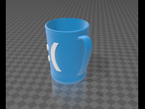 vase double face 3D Print Model