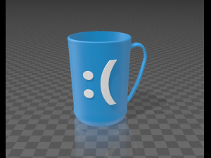 vase double face 3D Print Model