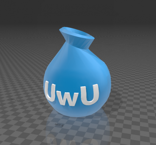 vase uwu Modèles 3D en vedette .c4d .max .obj .3ds .fbx .stl .blend 
