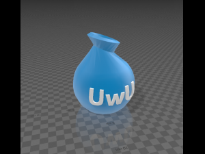 vase uwu Modèles 3D en vedette