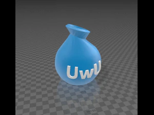 vase uwu 3D Print Model