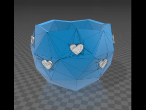 花瓶ユイ 3Dプリントモデル