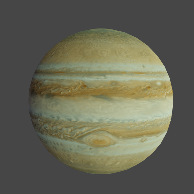 planet jupiter 3D Модель .c4d .max .obj .3ds .fbx .stl .blend 