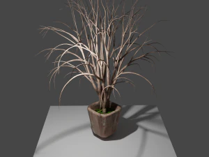 maceta con arbol Modelo 3D