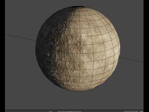 mercury planet with low polygons 3D Model