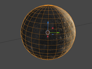 mercury planet with low polygons 3D Model