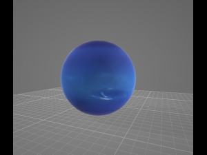 planet neptuno 3D 모델