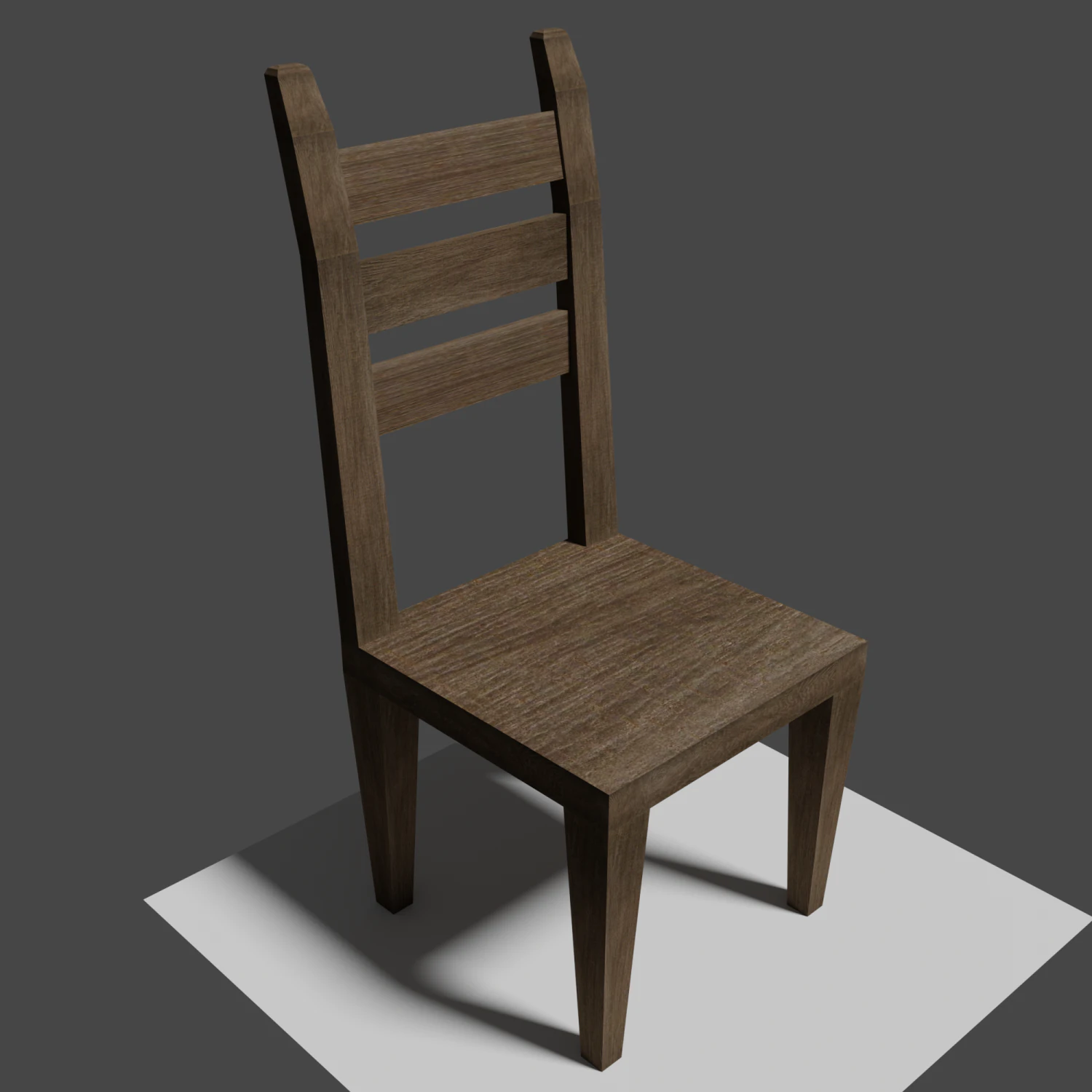 chair lowpoly 3D Model .c4d .max .obj .3ds .fbx .stl .blend 