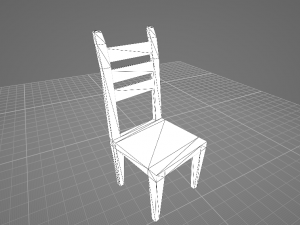 chair lowpoly 3D Модель