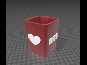 cupnamebts 3D 프린트 모델