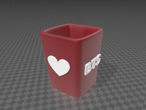 cupnamebts 3D 프린트 모델