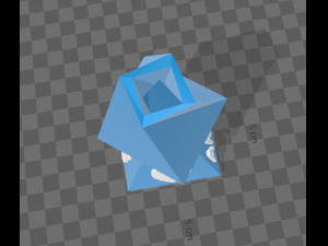 vase with polygonal design and inscription i love bts 3D-Druckmodell