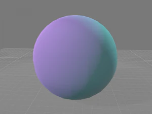 low polygon uranus planet 3D Model