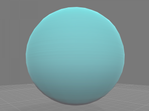 low polygon uranus planet 3D 모델