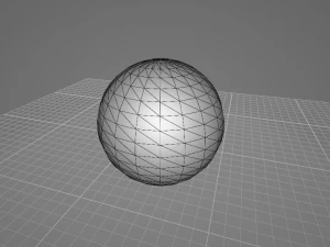 low polygon uranus planet 3D Model