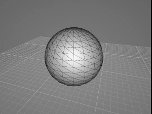 low polygon uranus planet 3D Model