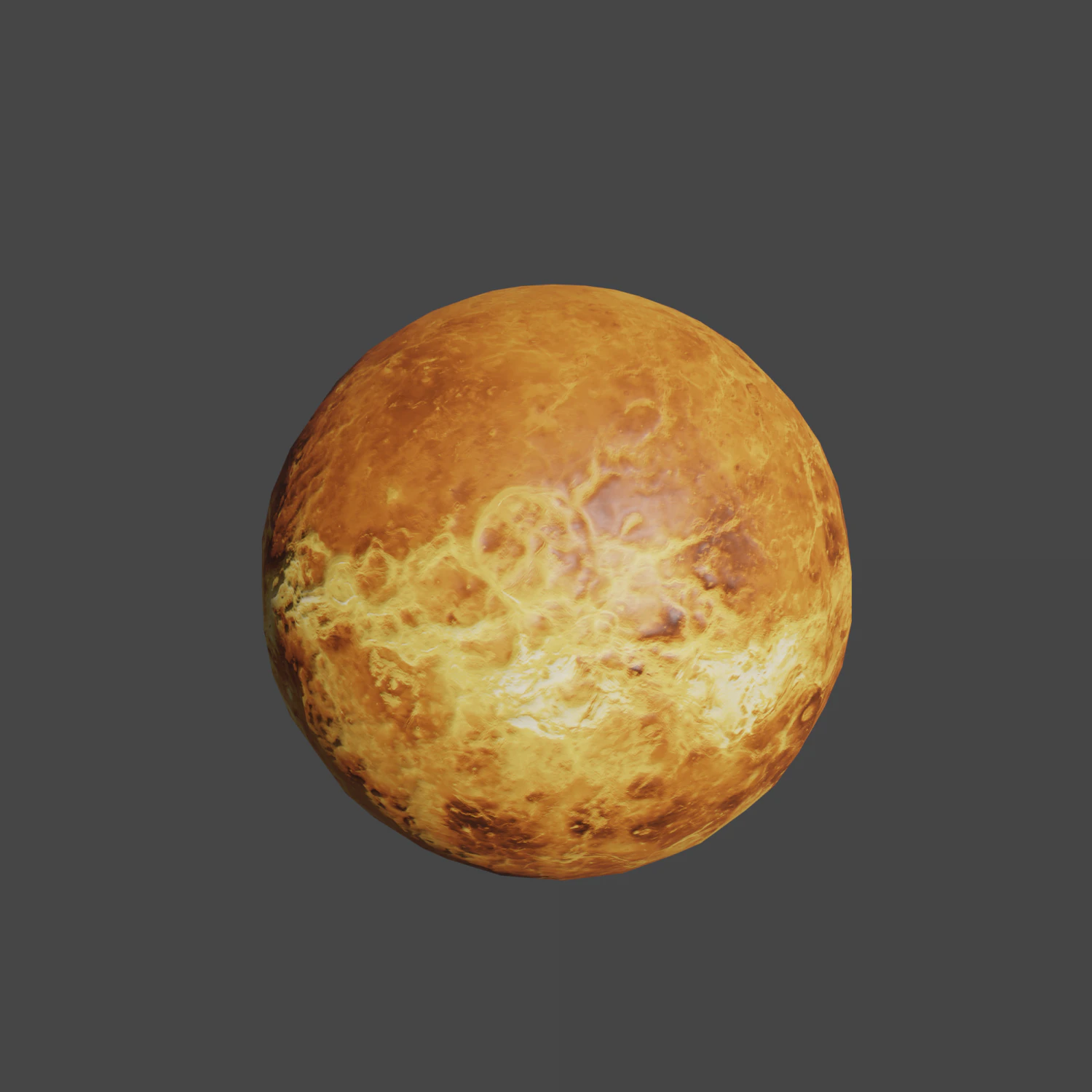 low polygon venus planet 3D Model .c4d .max .obj .3ds .fbx .stl .blend 