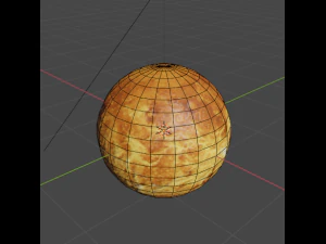 low polygon venus planet 3D Model