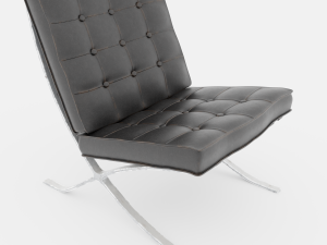 barcelona chair Modelo 3D
