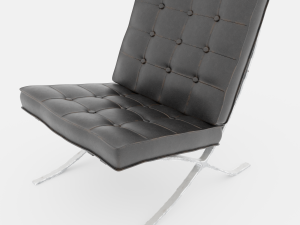 barcelona chair 3D मॉडल