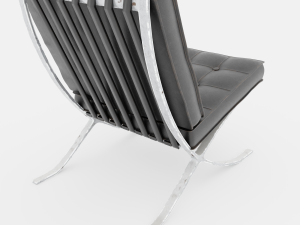 barcelona chair 3D मॉडल