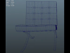 barcelona chair 3D Model