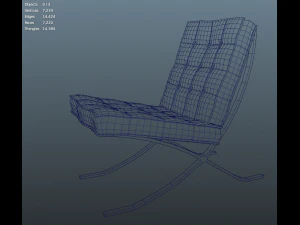 barcelona chair 3D Model