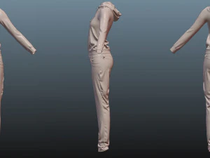 jeans hoodie 3D Model
