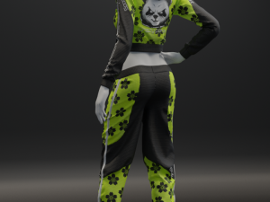 womens tracksuit 3D 모델