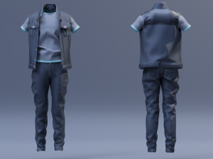 collection 10 casual wear Modelo 3D