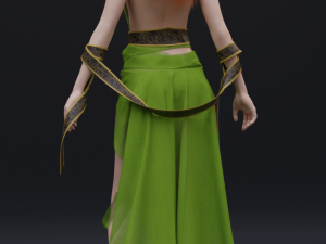 elven dress Modèle 3D