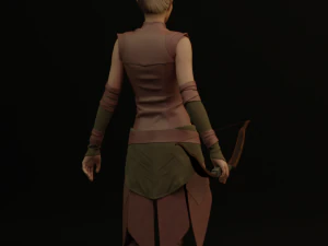 elf archer 3D Model