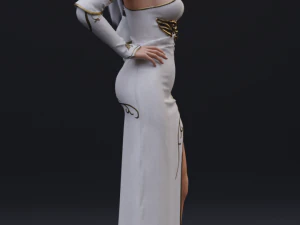 elf priestess 3D Model