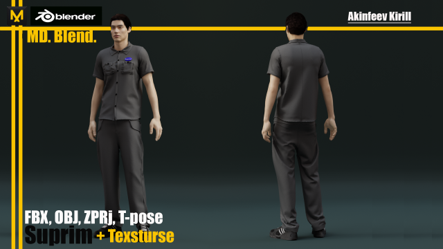 suprim Modelo 3D .c4d .max .obj .3ds .fbx .stl .blend 