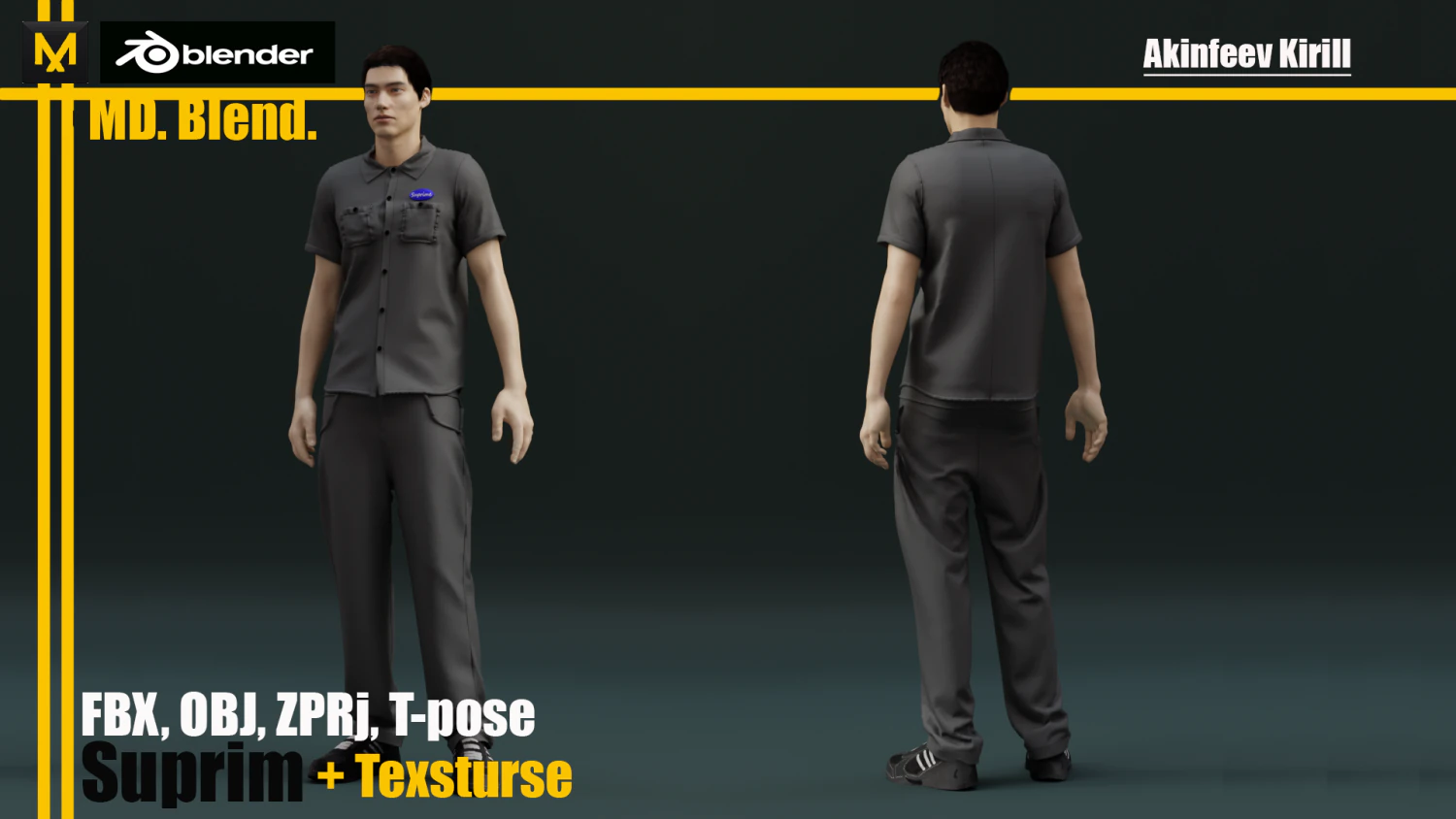 suprim 3D Model .c4d .max .obj .3ds .fbx .stl .blend 